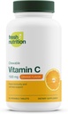 Nutrição fresca Vitamina C Mastigables - Poderoso 1500mg por dia Apoio imunológico - Todos naturais saborosa VIT C Suplemento - Vegan Friendly, Não-GMO, Gluten & Soy Grátis - 90 comprimidos mastigáveis