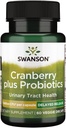 Swanson Cranberry Probiótico 5 Bilhões Cfu 60 Veg Cápsulas
