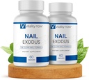 Êxodo de unhas - Vitalidade unhas saudáveis - Fórmula Premium para pés mais saudáveis - 60 Cápsulas - Pacote de 2