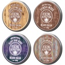 Viking Revolution 4 Balm Balm Variety Pack (1oz Cada) - Sandalwood, Pine & Cedar, Bay Rum, Clary Sage - Estilos, Fortalecimentos e Macio Barbas e Bigodes - Cera para Homens