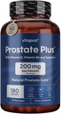 Próstata Plus Natural Próstata e Suplemento de Saúde Urinária para Homens Enriquecido com Serra Palmetto, Vitamina B6, Vitamina E, Selenium e Zinco. 180 Cápsulas