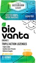 Biovanta Ingredientes naturais Lozenges sem açúcar para tosse, garganta fria e dolorida, 24 Limão mel Garganta Lozenges