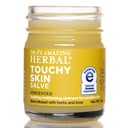 Ervas surpreendentes de Ora, Salva sensível da pele, Eczema Creme Tratamento, Creme Anti-Itch para Crianças e Adultos, Calêndula Pomada para Sensitivo Natural, Fragrância Livre, Pele seca Balm 1 oz Tamanho de viagem