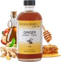 Mickelberry Jardins Imune Suporte Ginger Honey Tônico – Tiros de Ginger Orgânicos & Xarup para Imunidade Boost, Saúde Digestiva e Bem-Estar – 4 Oz