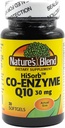 Mistura da natureza HiSorb CoQ10 30mg, 30 Softgels - Apoio à saúde do coração, sem cristal, biodisponibilidade máxima, clinicamente comprovada, sem glúten, sem cores artificiais ou sabores, Suplemento dietético