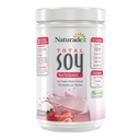 Proteína de soja total Naturade em pó - 13g Proteína e 150 calorias por serviço - Soja não-GMO - 0g Gordura Trans - Lactose & Gluten Free - Creme de morango (13 Servings)