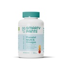 SmartyPants Vitaminas pré-natais para mulheres, Gummies multivitaminas: Ómega 3 Óleo de peixe (EPA/DHA), Biotina, Metilfolato, Vitamina D3, C, Vitamina B12, B6, A, K & Zinco, Inositol, 80 contagem (20 dias de fornecimento)