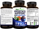 BioFinet Prostate Support for Men - Saw Palmetto Lycopene Pumpkin Seed Pigeum Zinc Selenium - Suplemento de Vitamina de Prostata de Fluxo Urino saudável - Made in USA (120 Veg. Cápsula)
