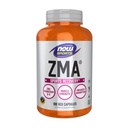 NOW Foods Sports Nutrition, ZMA (Zinc, Magnésio e Vitamina B-6), Absorção Melhorada, Recuperação Desportiva*, 180 Cápsulas