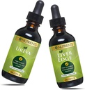 Go Nutrientes Uriva & Liver Edge (Liver Cleanse & Advanced Liver Liquid Drops Supplement Uric Acid Support, for Healthy Uric Acid Levels Isso ajuda a aliviar o desconforto e a dor muscular