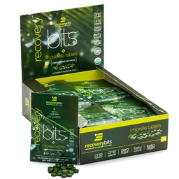 RECOVERYbits - Comprimidos de chlorela orgânica - Superalimento de algas à base de plantas - Clorofila - Parede celular rachada - Energia - Sistema imunológico - Detox - Keto - Vegan - Não-GMO - Caixa de 30 Pouches - 900 Comprimidos
