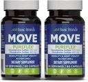 Marcas básicas - Move Pureflex Glucosamina Chondroitin - Suplemento de suporte conjunto para flexibilidade e mobilidade - 60 Cápsulas - 2-Pack