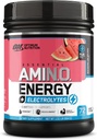 Optimum Nutrition Essential AMIN.O Energia e Eletrolíticos - Energia, Foco e Recuperação Músculo Pós-Trabalho - Melancia pré-treinamento Eletrolítico Pó Drink - Melancia Splash, 1,51 lb (72 Servões)