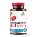 Super força CherryPURE Tart Cherry Supplement – 50:1 Concentrado Crescido nos EUA - Feito com cerejas de Montmorency não OGM – por SolaGarden Naturals. 60 Cápsulas Vegetais Não- OGM.