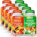 Simply Nature's Proledge - Embalado com mais de 40 frutas e vegetais diferentes - 4 Mês de Fornecimento - Feito com alimentos integrais Superfoods - com Aloe Vera - 100% Soy Free - 720 Cápsulas