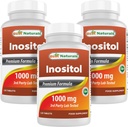 Best Naturals Inositol 1000 mg 120 Comprimidos (120 Contagem de 1) (120 Contagem de 3))