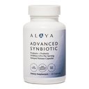 Alaya Naturals Advanced Synbiotic - Probiótico + Prebiótico - 14 bilhões de CFU Atrasado Release Probiótico Suplemento com Prebióticos de Sunfiber®, e L-glutamina para Integridade de Revestimento de Gut - 60 Cápsulas