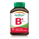 Jamieson Vitamina B6 (Piridoxina) 100 mg, 100 tabs
