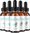 ZenCortex Tinnitus Ear Drops - ZenCortex 24, Zen Cortex Liquid Drops, ZenCortex Reviews, ZenCortex Drops para alívio do ouvido (5 pacotes - 5 meses de fornecimento)