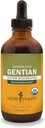 Herb Pharm certificado extrato líquido Gentian orgânico para suporte digestivo - 4 onça