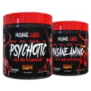 Insano Labz Hellboy Bundle, Psicótico Hellboy Pré-treino e insano Amino BCAA, aumentar a massa muscular, força, Foco e Tempo de Recuperação, Fruit Punch