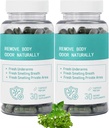 Suplemento de desodorante interno – Suplemento de desodorização do corpo, para a saúde da gut, Saúde da pele, Digestion Support – Natural Odor Control Chlorophyll Pills 30 Vegan Cápsulas (2pcs)