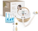 Sistema de irrigação nasal elétrica Máquina de lavagem do nariz com 30 pacotes de sal, limpador de nariz para adulto Sinus, congestionamento do sistema de fluxo nasal e alívio de nariz correndo, limpador de nariz (Dispositivo Auto-Limpo)