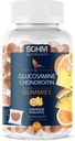 SOHM Glucosamina e Chondrotin Gummies 60 Conde individualmente embrulhado, apoia a saúde articulações e saúde dos ossos, Glucosamina Chondroitin Gummies para homens e mulheres vegetariana (Pineapple, laranja)