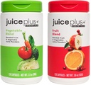 JuicePlus+ Mistura de frutas e vegetais: para a Fundação Nutricional Sólida - Aumentar a Saúde da Família com 20 Frutas & Vegetais Plus Nutrientes de Planta - Pré-embalado 2 Garrafas (60 Servings of Fruit, 60 of Veg)