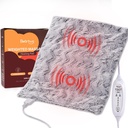 Bearhug Eletric Heathered Heating Pad Heated Alivia dores e dores, acalmando o calor para relaxar e alívio da dor (Dreamy Milky Way, 20" x 24" com massagem)