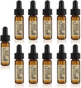 Conjunto de amostras de óleo de barba de Skully (11) 5 ml de gotas de vidro, pacote de viagem