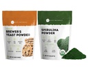 Kate Naturals Brewer's Levedura 12 onças & Spirulina Pó 8 onças Bundle
