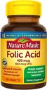 Natural Made Ácido Fólico 400 mcg Comprimidos, 250 Comprimidos