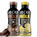 Jocko Combustível Mölk RTD Protein Shakes Bundle - Chocolate & Banana Creme (24 pacote Total)