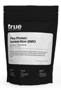 Pó de proteína de ervilha de nutrição verdadeira isolate - 25g não-GMO Vegan Protein Powder por serviço - baixo carboidrato, baixa gordura, alta leucina - sem glúten, lacticínios, sem soja - baunilha francesa - 1LB