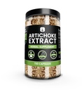INGREDIENTES ORIGINAIS PUROS Extrato de alcachofra (730 cápsulas) Sem enchimento de magnésio ou arroz, sempre puro, verificado no laboratório