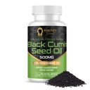 Cápsulas de semente preta SECRETO DO REI TUT - 500 mg 100 Softgels - Nigella Sativa Extract, Suplemento de Cuma preta para cabelo, Suporte Antioxidante, Sistema Imune - Halal Black Seed Cumin Oil Cápsulas