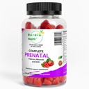 Vitaminas pré-natais completas, ácido fólico, ferro, colina para suporte de tubo neural, Omega-3 DHA para o desenvolvimento do cérebro fetal, cálcio-ajudador D3 & K2, não-GMO Vegan Gummies