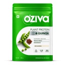 Oziva Orgânica proteína vegetal em pó            , 30g Vegan Protein a, Brown Rice Protein & Quinoa, Soy Free) para Fitness diário, Boosts Imunidade, Sem sabor (1,1 lb)