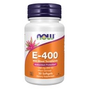 NOW Alimentos Suplementos, Vitamina E-400 UI Tocoferóis mistos, Proteção Antioxidante*, 50 Softgels
