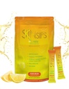 Skin Health & Energy Boost Drink Mix- Sugar Free, SOD B (TM), Antioxidantes de Concentrado de Melão Francês, On The Go Stick Packs, Lemon, 30 Pack