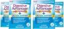 Vantagem Digestiva Lactose Defense - Quebra lactose para se defender contra a distensão digestiva, 32 Cápsulas (Pacote de 4)