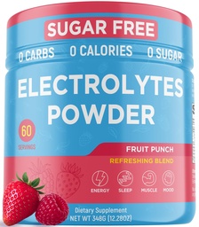 Keto Vitals Keto Electrolytes Powder Keto-Friendly Eletrolytes com potássio, magnésio, sódio, cálcio, eletrólitos de açúcar grátis