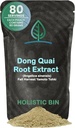 Holistic Bin Dong Quai Raíz em pó Extrato – Selvagem Colheita Angelica Sinensis – Erva Ginseng Feminino para a Saúde da Mulher & Chá – Extraída para Absorção Melhorada – Crescida no Japão – 80 Grams