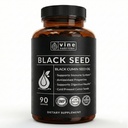 Cápsulas de óleo de semente preta - Nigella Sativa - Imune Supplement Suplemento Geles macios - Antioxidante frio prensado Pills Vegetarian Black Cumin - 500 miligramas Made in the USA