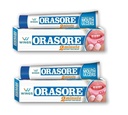 (Pacote de 2) Orasore Mouth Ulcer Relief Gel (12gm Cada) - por vida farmácia
