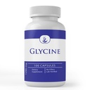 Ingredientes originais puros Glycine, (100 cápsulas) Puro, sem aditivos ou enchimentos, laboratório verificado