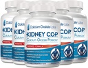 KIDNEY C.O.P. Protector de Oxalato de Cálcio 120 cápsulas, suporte renal para cristais de Oxalato de Cálcio, ajuda a parar a recorrência de pedras, mais forte do que Chanca Piedra Stone Breaker Suplementos, 6 Pack