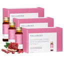 Reluminas Glutation Hydration Shots - Recuperação de pele pós-verão e hidratação do tempo frio - Colágeno-Boosting & Made in USA - Romã Flavor - 30 Garrafas x 50 ml