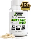 Herbolab Horny Goat Weed Extract, padronizado para 10% Icariin, 250mg x 120 Cápsulas (AKA Epimedium Extract, Barrenwort, Chapéu do Bispo, Asas de Fada, Yin Yang Huo)